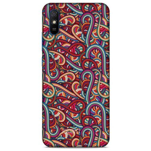Xiaomi Redmi 9A Kılıf Pastel Renkler (35) Fit Design Kılıf Karışık Renkli