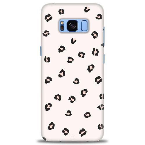 Samsung Galaxy S8 Plus Kılıf HD Baskılı Kılıf - Kahveli Leopar + Tam Ekran Koruyucu