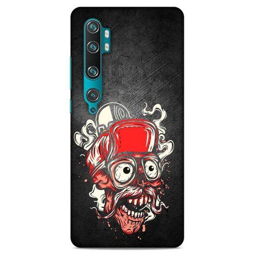 Lopard Xiaomi Mi Cc9 Pro Uyumlu Kılıf Tattoo's (5) Koruma Kabı Kırmızı Siyah