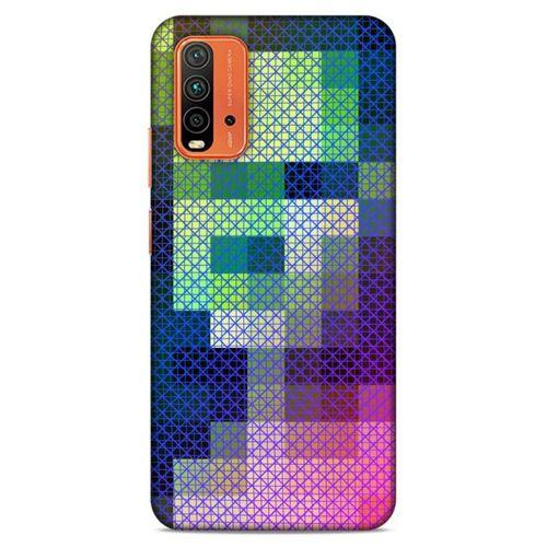 Lopard Xiaomi Redmi Note 9 4g Uyumlu Kılıf PiXel (16) Kalın Kılıf Kare
