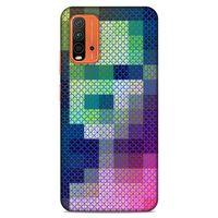 Lopard Xiaomi Redmi Note 9 4g Uyumlu Kılıf PiXel (16) Kalın Kılıf Kare