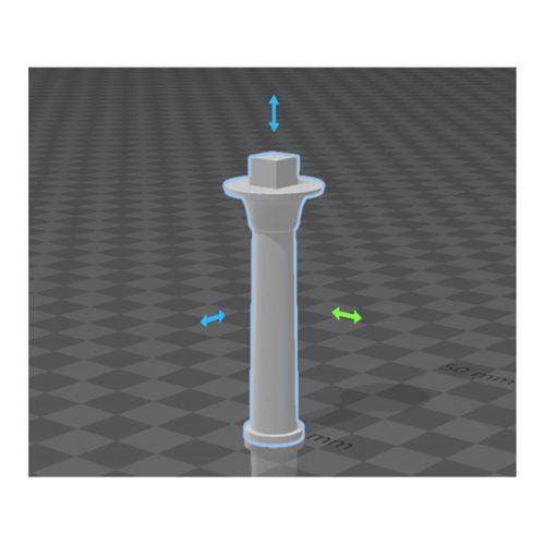 Mısır Sütunu Papirüs Tarzı (Bu ürün Sadece Plastik parçadır - Almadan Önce Soru Sorabilirsiniz)