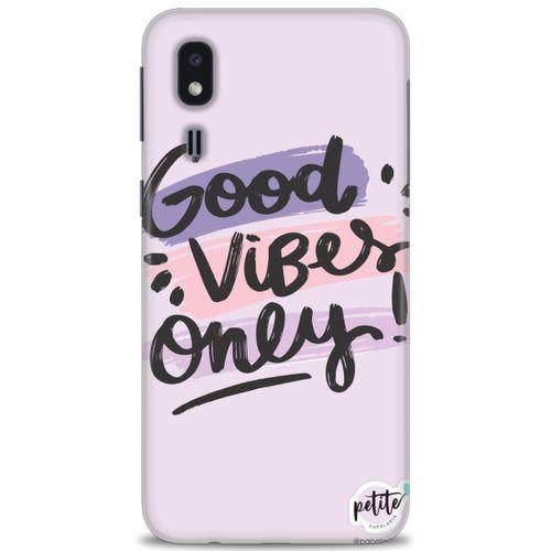 Samsung Galaxy A2 Core Kılıf HD Baskılı Kılıf - Good Vibes + Tam Ekran Koruyucu