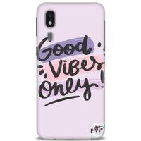 Samsung Galaxy A2 Core Kılıf HD Baskılı Kılıf - Good Vibes + Tam Ekran Koruyucu