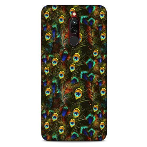 Xiaomi Redmi 8 Kılıf Desenli Özel Seri Tüyler (11) Tam Koruma