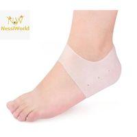 Silikon Topuk Çorabı Beyaz Renk