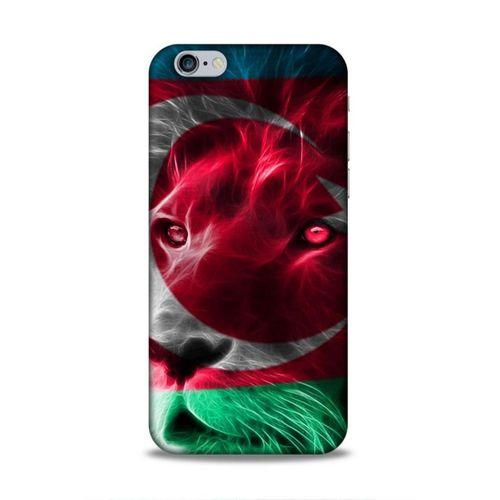 Apple Iphone 6S Uyumlu Kılıf Azarbaijan (23) Ultra Koruma Kılıfı Aslan Bayrak