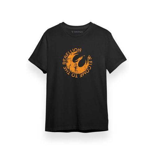 Ahsoka Welcome To The Rebellion Siyah Kısa kol Erkek Tshirt