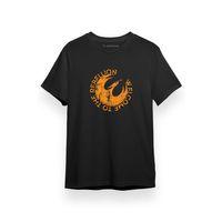 Ahsoka Welcome To The Rebellion Siyah Kısa kol Erkek Tshirt