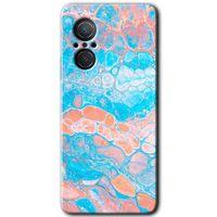 Huawei Nova 9 SE Kılıf HD Desen Baskılı Arka Kapak - Bubbles 1 + Kırılmaz Cam