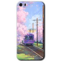 iPhone 5s Kılıf HD Desen Baskılı Arka Kapak - Rails Paint