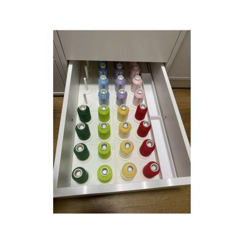 Overlock İplik Tutucu Gridfinity İçin (Bu ürün Sadece Plastik parçadır - Almadan Önce Soru Sorabilirsiniz)