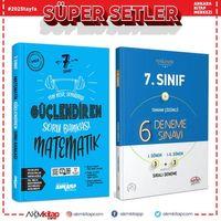 Ankara Yayıncılık 7.Sınıf Matematik Soru Bankası ve Editör Yayınları 6 lı Deneme Seti 2 Kitap