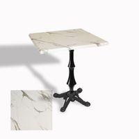 Dockers Çipa 1012 Döküm Ayak Kare Masa 70x70 cm - (Werzalit, Wermodin ve Allzalit Tabla) - Afyon Mermer