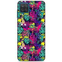 Lopard Samsung Galaxy A12 Uyumlu Kılıf Graffitix (31) TPU Kılıf