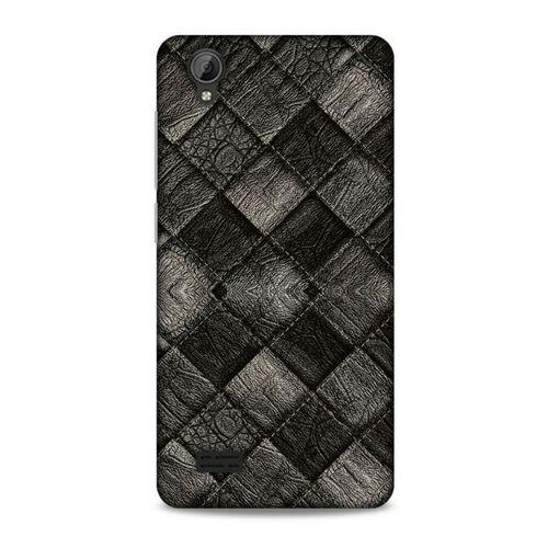 Vestel Venüs V5 Kılıf Patchwork (25) Antişok Kapak Siyah Gri
