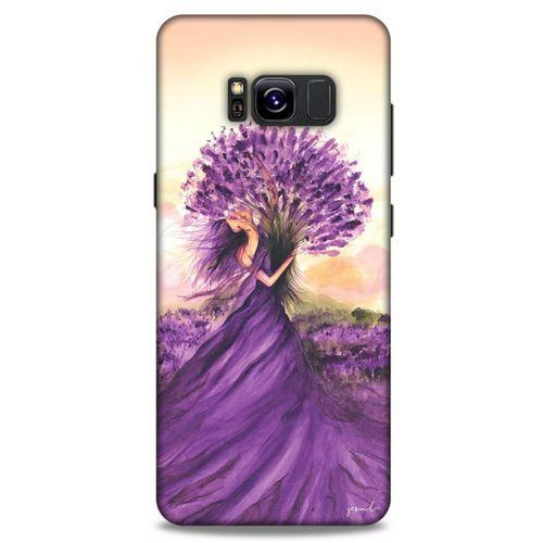 Y.Liva-2021 Özel Seri Lavanta Samsung Galaxy S8 Kılıf Silikon Kapak