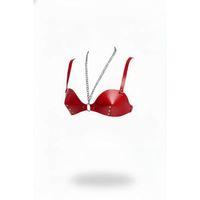 Kırmızı Göğüs Harness Konik Kesim Zımba Detaylı - Brf1380