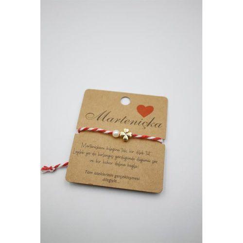 Yonca Marteniçka Bileklik - Kırmızı