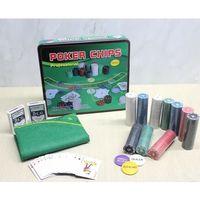 Metal Kutulu 500 Chip Ve 2 Adet İskambil  Kağit Setine Sahip Poker Oyunu Alk3540