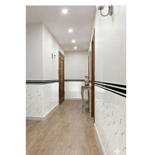 90cmx 3 Metre Mermer Şerit Desenli Rulo Kendinden Yapışkanlı Duvar Paneli Kağıdı CYCZT00186
