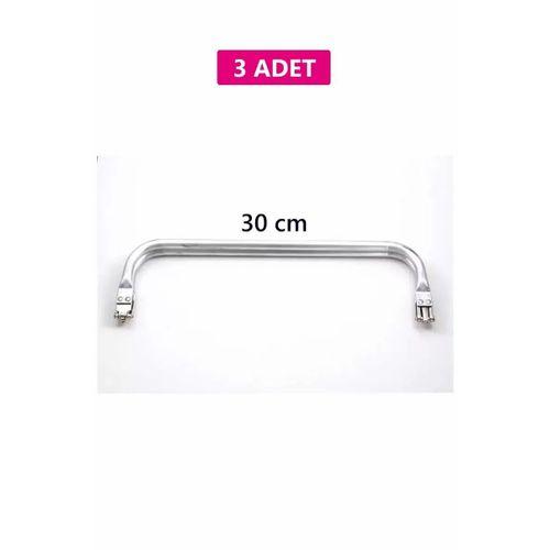 Gizli Metal Çanta Bursu – 3 Adet - 30 cm - Metal Çanta Aparatı Çanta Aksesuarı
