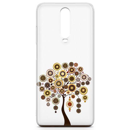 Xiaomi Redmi Poco X2 Kılıf Kahverengi Motifler Arka Kapak Koruma Desenli Full Koruyucu