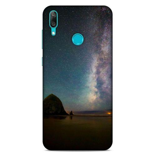 Lopard Huawei Y7 Prime 2019 Uyumlu Kılıf Gece'S (20) Koruyucu Kılıf Siyah Yeşil