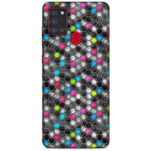 Geometrix 13 Samsung Galaxy A21s Kılıf Silikon Kapak