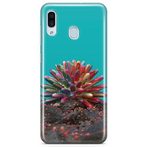 Samsung Galaxy A40 Kılıf Siliconia Arka Kapak Koruma Desenli Full Koruyucu