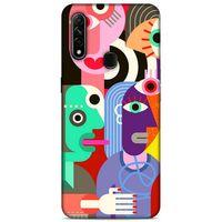 Lopard Oppo A31 Uyumlu Kılıf Soyut Sanat (14) Desenli Lansman Kılıf