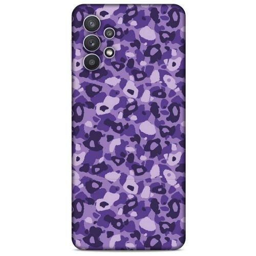 Samsung Galaxy S21 Ultra Uyumlu Kılıf Mor Delisi (22) Tam Koruma Kılıfı Benekli