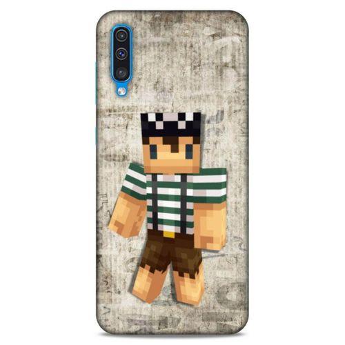 Lopard Samsung Galaxy A50 Uyumlu Kılıf PiXel (48) Bumper Kılıf Bob MC