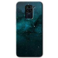 Redmi Note 9 Kılıf HD Desen Baskılı Arka Kapak - Yıldızlararası