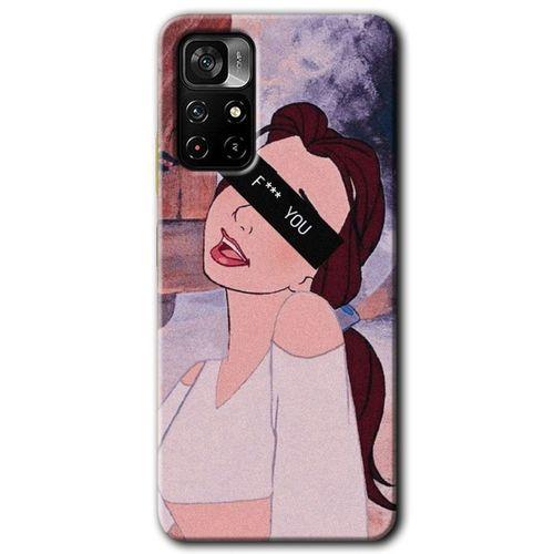 Xiaomi Poco M4 Pro 5G HD Baskılı Kılıf + 9D Tam Ekran Koruyucu - Bad Girl