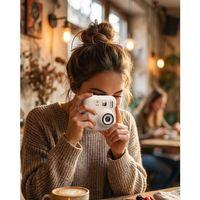 Mini Dijital Çocuk Kamerası Anında Baskı 5 Kalem 4 Kağıt Rulo Hediyeli