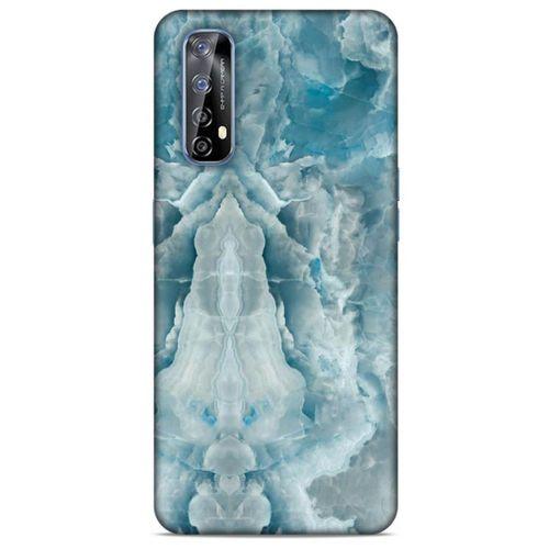 Huawei P Smart 2021 Uyumlu Kılıf Mavi Delisi (8) Baskılı Kılıf Mermer