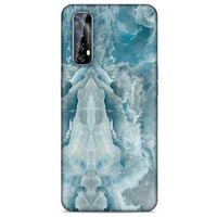 Huawei P Smart 2021 Uyumlu Kılıf Mavi Delisi (8) Baskılı Kılıf Mermer