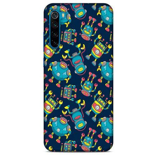 Retro (9) Desen Kılıf Renkli Xiaomi Redmi Note 8T Kılıf