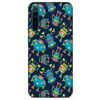 Retro (9) Desen Kılıf Renkli Xiaomi Redmi Note 8T Kılıf