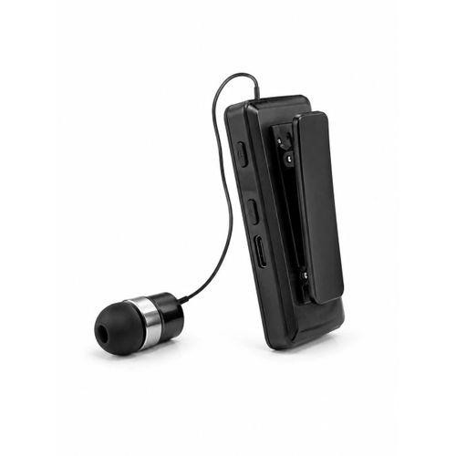 Klipsli Bluetooth Kulaklık Kısa Kablolu Tek Kulaklık Taşınabilir Günlük Kullanım