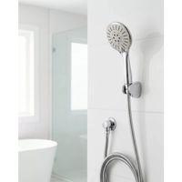 Çok Fonksiyonlu El Duşu Seti Kireç Önleyici Duş Başlığı Spiral Hortum Mafsallı Askı