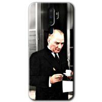 OPPO Oppo A5 2020 Kılıf HD Baskılı Desen + Hayalet Cam Yandan Görünmez