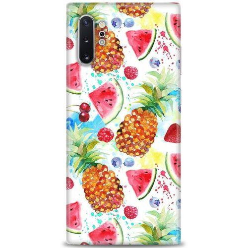 Samsung Galaxy Note 10 Plus Kılıf HD Baskılı Kılıf - Meyveler + Tam Ekran Koruyucu