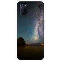 Lopard Oppo A92 Uyumlu Kılıf Gece'S (20) Koruyucu Kılıf Siyah Yeşil