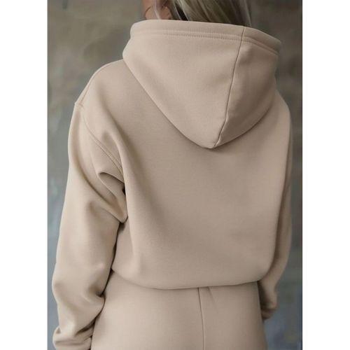 Kadın Uzun Kollu Nope Baskılı Beli Ribanalı Ikili Takım