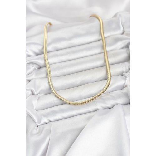 CM Yassı Yılan Zincir Model 60 cm Kadın Kolye