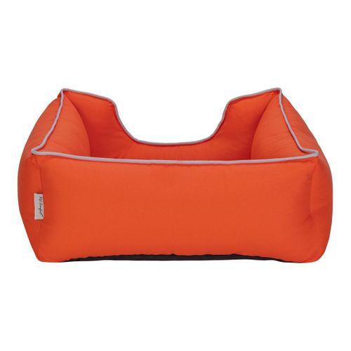 Pet Comfort Alpha  Kedi ve Köpek Yatağı Turuncu w Beyaz Biye S 60x50cm