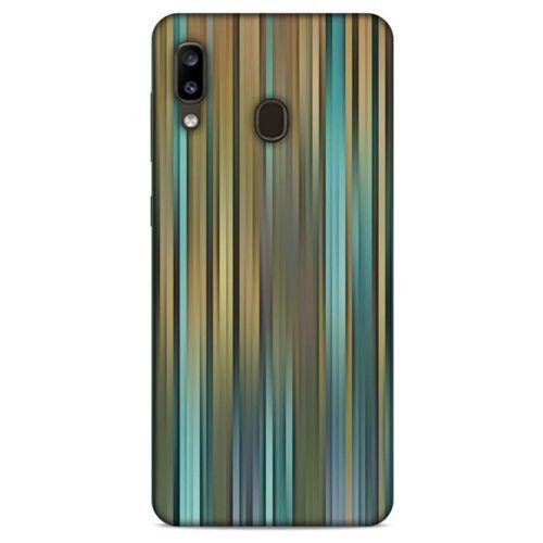 Samsung Galaxy A20 Uyumlu Kılıf Yeşil Delisi (39) Liquid Crystal Kılıf Asker yeşili