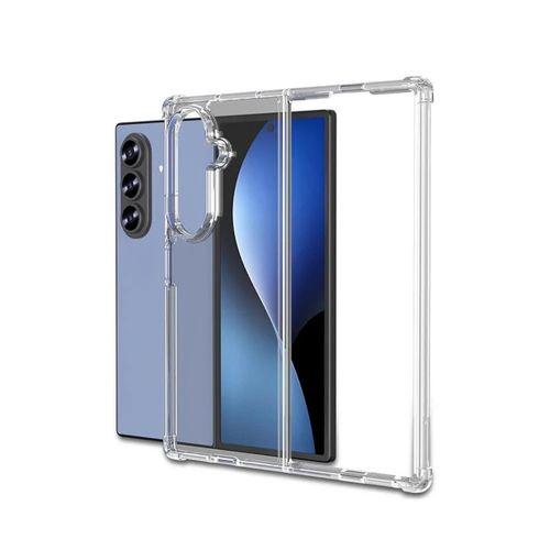 Samsung Z Fold 7 ile Uyumlu Sert Pc Şeffaf Sararmaz Telefon Kılıfı